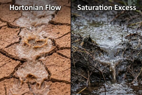 2 dòng chảy hình thành lũ lụt