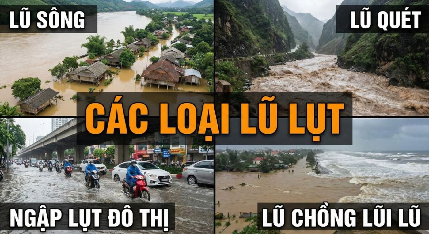 Các loại lũ lụt