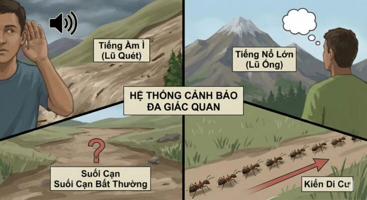 Dấu hiệu nhận diện lũ quét và lũ ống