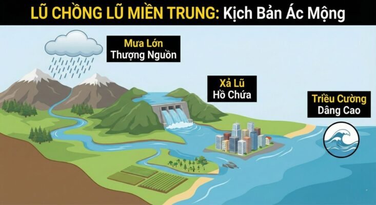 Lũ chồng lũ gây thiệt hại năng nề cho miền Trung