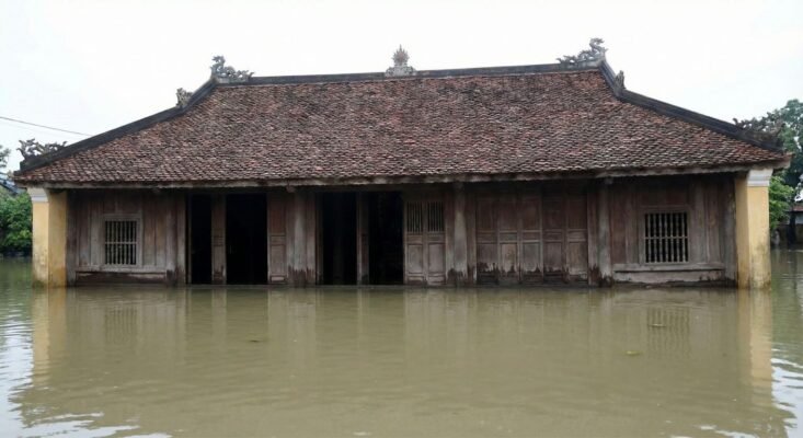 Lũ lụt gây ra hư hại di sản
