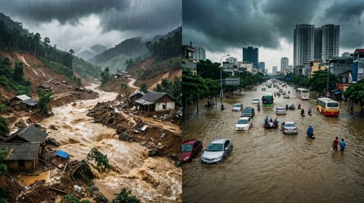 Nguyên nhân gây ra lũ lụt