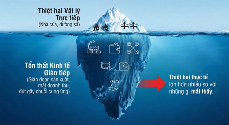 Quy mô ảnh hưởng lũ lụt thực tế luôn cao hơn