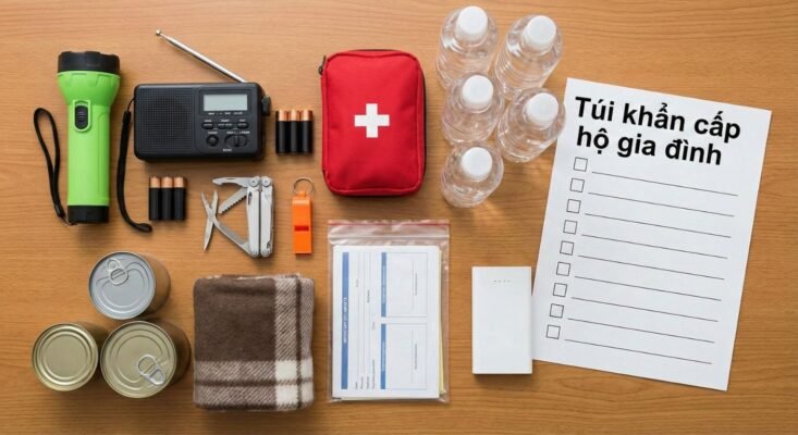 Túi khẩn cấp chống lũ trong 7 ngày