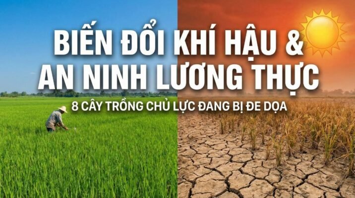 8 Loại cây trồng bị ảnh hưởng bởi biến đổi khí hậu
