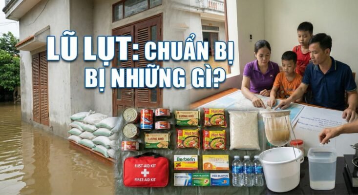Lũ lụt cần chuẩn bị những gì