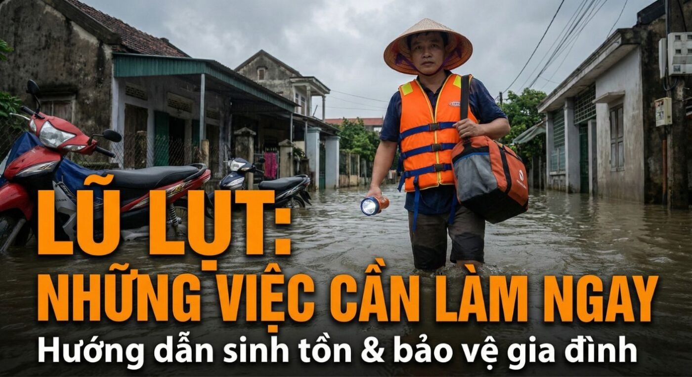 Những việc cần làm khi có lũ lụt xảy ra