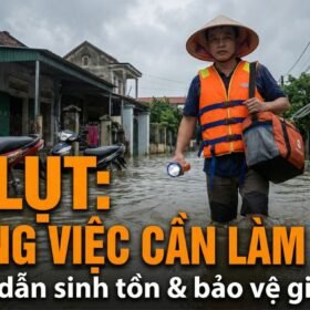 Những việc cần làm khi có lũ lụt xảy ra