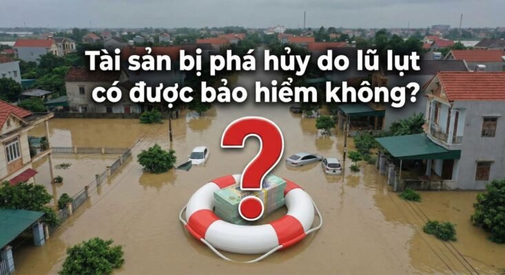 Tài sản bị phá hủy do lũ lụt có được bảo hiểm đền bù không?