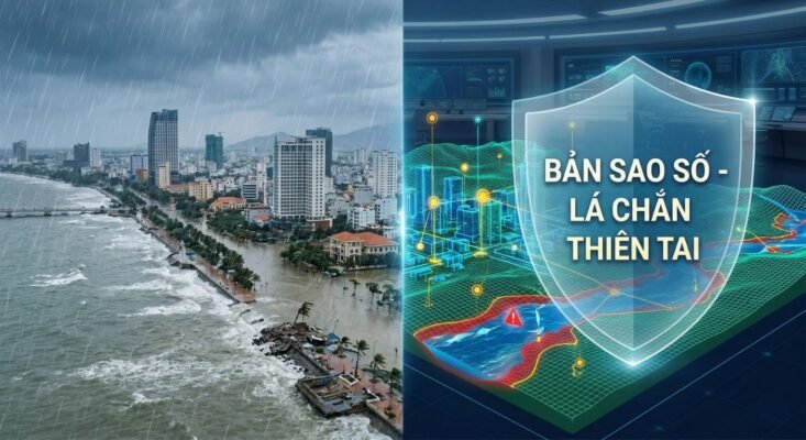 Digital Twin cho quản lý rủi ro thiên tai