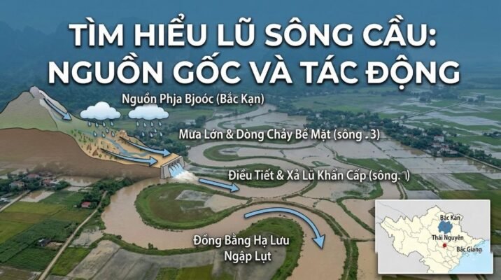 Lũ lụt ở sông Cầu bắt nguồn từ đâu?
