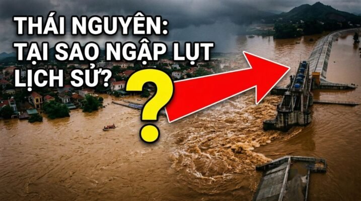 Tại sao nước lũ dâng cao ở Thái Nguyên?
