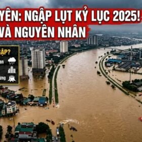 Thực trạng ngập lụt ở tỉnh Thái Nguyên