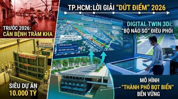 Tìm lời giải bài toán ngập lụt ở thành phố Hồ Chí Minh