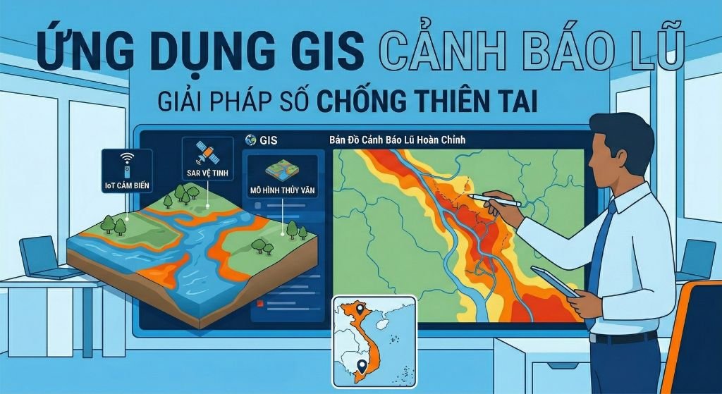 Ứng dụng GIS trong quản lý và cảnh báo lũ lụt